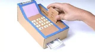 How to Make ATM SWIPE Machine using Cardboard