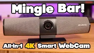 Mingle Bar : Smartest Zoom Certified 4K Webcam, Mic, Speaker by Avermedia! PA511D