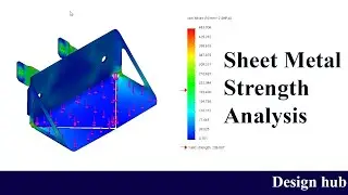 Sheet metal clamp strength Analysis using solidwork strees analysis