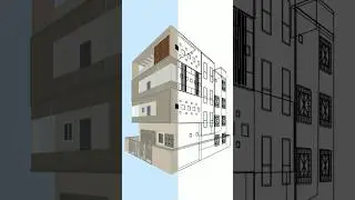3D Building in illustrator
