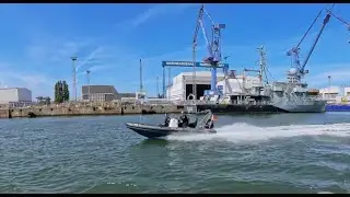 Bootsfahrt am Hafen von Warnemünde zur Hanse Sail 2024 am 11.08.2024, Teil 2 (4K). Infos siehe unten