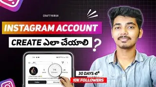 How To Create Instagram Account 2024 Telugu || Ep02