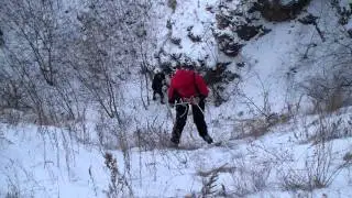 Тренировки на склонах Ини.