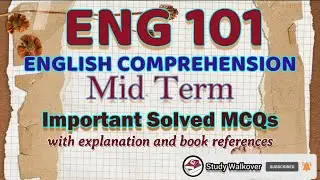 ENG101 MidTerm|ENG101 Midterm exam|
