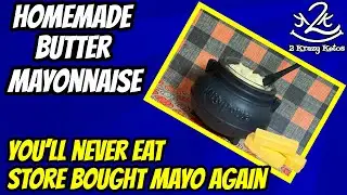 How to make Butter mayonnaise | No trans fat mayo | Best mayo youll ever eat.