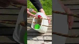 Craftsmen Are a Godsend – Trick with a Plastic Jug and Rope! 