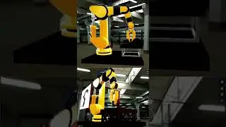 Robotic arm creation process, 3d model in Blender - Timelapse