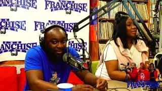 Frank Nino Stops By The Show To Receive His Flowers For The Work He's Put In
