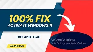 Permanently Remove: Activate Windows Go To Settings To Activate Windows Watermark on Windows 11