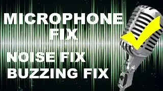 How to fix or remove background noise,Buzzing sound while recording through microphone on windows Pc