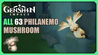 ALL 63 Philanemo Mushroom Locations | Efficient Farming Route | Genshin Impact