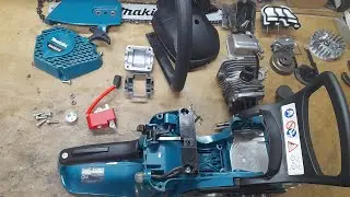 Замена поршневой группы на новой бензопиле Makita EA3202S. Ч1 - разбор