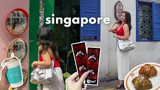 EXPLORING SINGAPORE  with DJI Osmo Pocket 3 🇸🇬 photoshoot spots, cafe, biking, marina bay, haji 🌃🚲📸