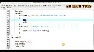 Parameterized Constructor in C++ | C++ Practicals | Constructor