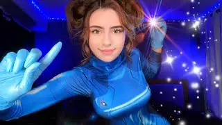 ASMR ALIEN FULL BODY EXAM 👽 Medical Exams, Cranial Nerve Examination, Eye Exam & Light Tests ✿