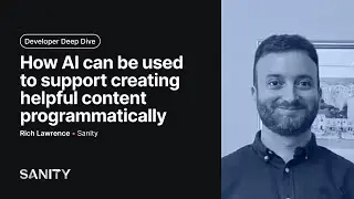 How AI can be used to support creating helpful content programmatically - Virtual Meetup