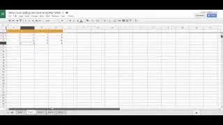 Demo: push adding row value to another Google sheet