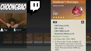 Genshin Impact Streamers Roll Artifacts 