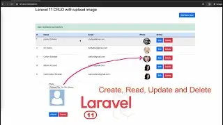 Laravel 11 CRUD with upload image