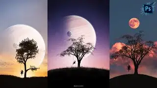 [ Photoshop Manipulation ] how to Create  Silhouette Effect - Photo Editing Tutorial