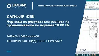 САПФИР ЖБК. Чертежи по результатам расчета на продавливание по нормам СП РК EN