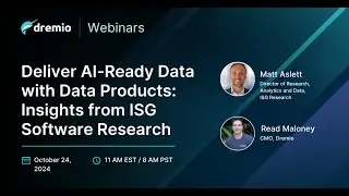 Deliver AI-Ready Data with Data Products: Insights from ISG Software Research