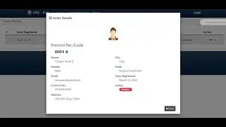 Voters Polling Information System in PHP DEMO