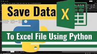 Save Data To Excel File In Python