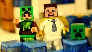 CREEPER QUEEN ! Lego Minecraft Stop Motion Animation