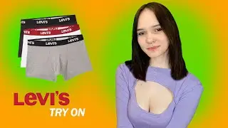 Levis boxers try on