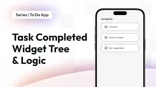 Building Completed Task Page | To Do App | FlutterFlow for Beginners