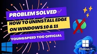 Problem Solved✅ - How to PERMANENTLY uninstall Microsoft Edge from Windows 10 and 11 (link below👇🏽)