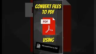 Convert files to PDF! 🔄 #shorts