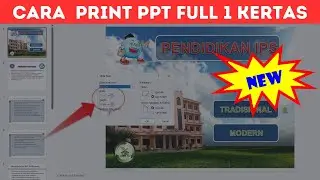 Cara Print PPT Full 1 Kertas