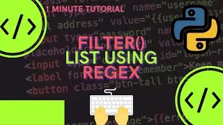How to filter a list with a regular expression in Python 