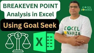 Excel Goal seek tutorial | Breakeven point analysis