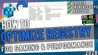 🔧How To Optimize Windows 10 Registry For Gaming ✅ | FPS Boost | Windows 10 Boost 2020! (Updated)