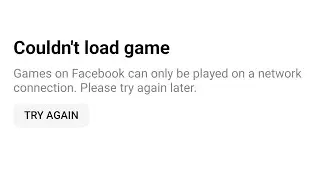 Fix Couldn’t Load Game Facebook Messenger Problem | Facebook Messenger Game Error Problem