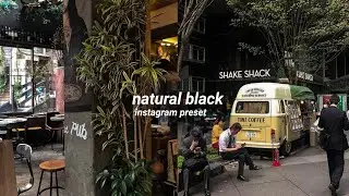 how to edit Natural Dark preset | Instagram feed | lightroom presets FREE download