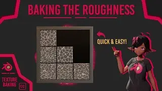 Turn MATERIAL ROUGHNESS into a TEXTURE!! | Blender Texture Baking