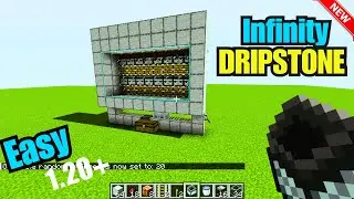 Minecraft Tutorial | CREATE AUTOMATIC DRIPSTONE FARM MINECRAFT 2024