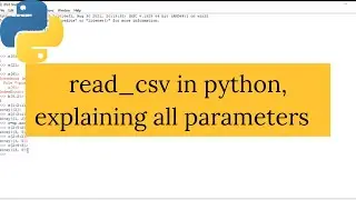 read_csv in pandas Python | Data Analysis | Read CSV files in Python