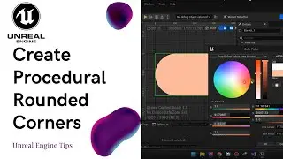 [UE5] 2 Ways To Create Procedural Rounded Corners In UMG | Unreal Engine 5