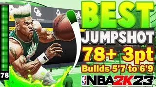 NBA 2K23 BEST JUMPSHOT IN NBA 2K23 BUILDS BETWEEN 57 & 69 78+ 80+ 3PT after the patch