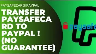 How To Transfer Paysafecard To PayPal ! Transfer Money from Paysafecard Account to PayPal 2023