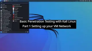 Basic Penetration Testing with Kali Linux #1 Setting up and Testing your Network