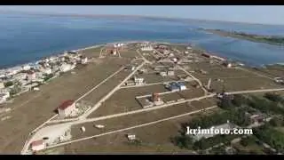 Мирный, кооператив Донузлав, участки с высоты птичьего полета