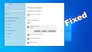 Fix Microsoft Print To PDF Missing | Not Working