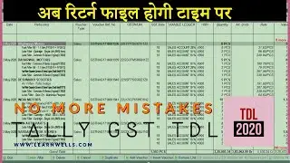 TALLY ERP9 TDL - COLUMNAR ITEM GST | LEARNWELL | TDL 2020