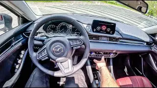 2023 Mazda 6 [2.0 Skyactiv-G 165HP]|0-100| POV Test Drive #1718 Joe Black